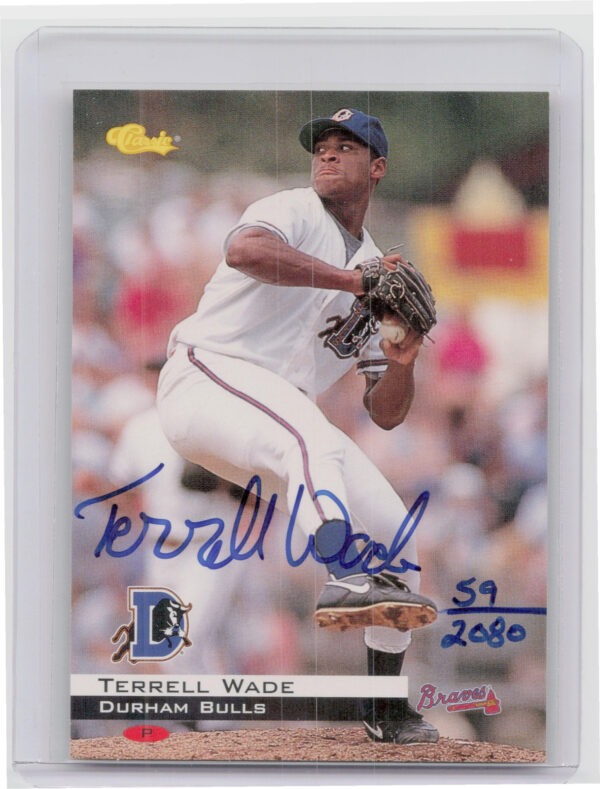 1994 Classic Terrell Wade AU SN2080 #NNO Bulls Autographs