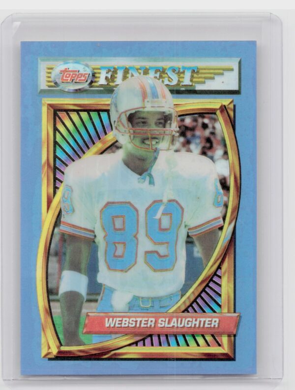 1994 Finest Webster Slaughter Refractors #98 Oilers