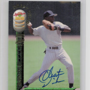 1994 Signature Rookies Draft Picks Cletus Davidson AU SN7750 #37 Twins Signature