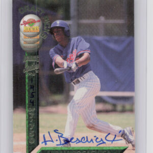 1994 Signature Rookies Draft Picks Hiram Bocachica AU SN7750 #21 Expos Signature