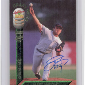 1994 Signature Rookies Draft Picks Jaret Wright AU SN7750 #10 Indians Signatures