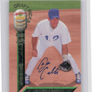 1994 Signature Rookies Draft Picks Jason Camilli AU SN7750 #39 Expos Signatures