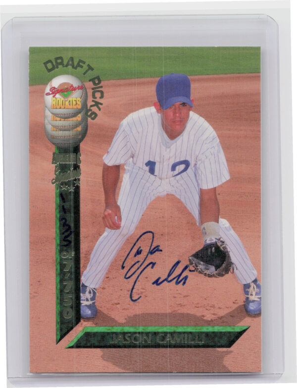 1994 Signature Rookies Draft Picks Jason Camilli AU SN7750 #39 Expos Signatures
