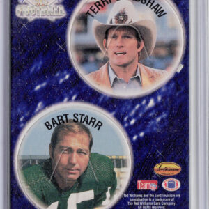 1994 Ted Williams Roger Staubach's NFL Terry Bradshaw / Bart Starr #4 Packers PO