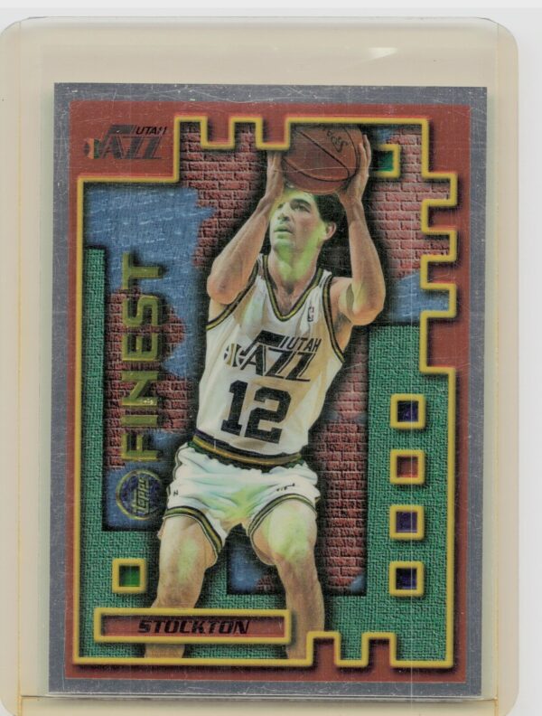 1995-96 Finest John Stockton #M29 Jazz Mystery