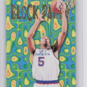 1995-96 Hoops Juwan Howard #14 Bullets Block Party