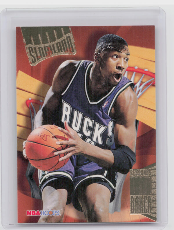 1995-96 Hoops Vin Baker #SL26 Bucks Slamland