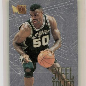 1995-96 Metal David Robinson #8 Spurs Steel Tower