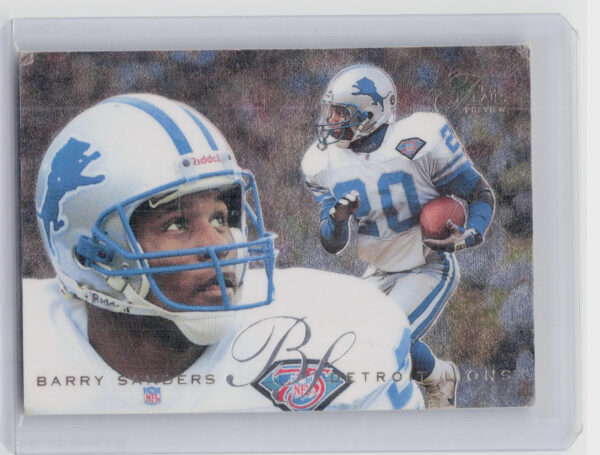 1995 Fleer Barry Sanders #10 Lions Flair Preview