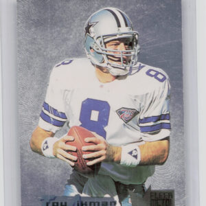 1995 Fleer Metal Troy Aikman #1 Cowboys Silver Flashers