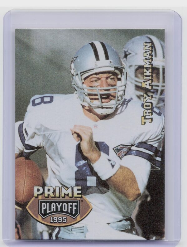 1995 Playoff Prime Troy Aikman #50 Cowboys