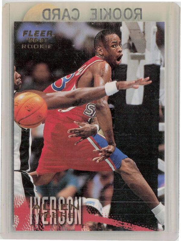 1996-97 Fleer Allen Iverson RC #235 76ers