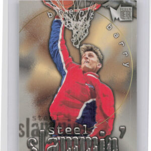 1996-97 Metal Brent Barry #1 Clippers Steel Slammin'