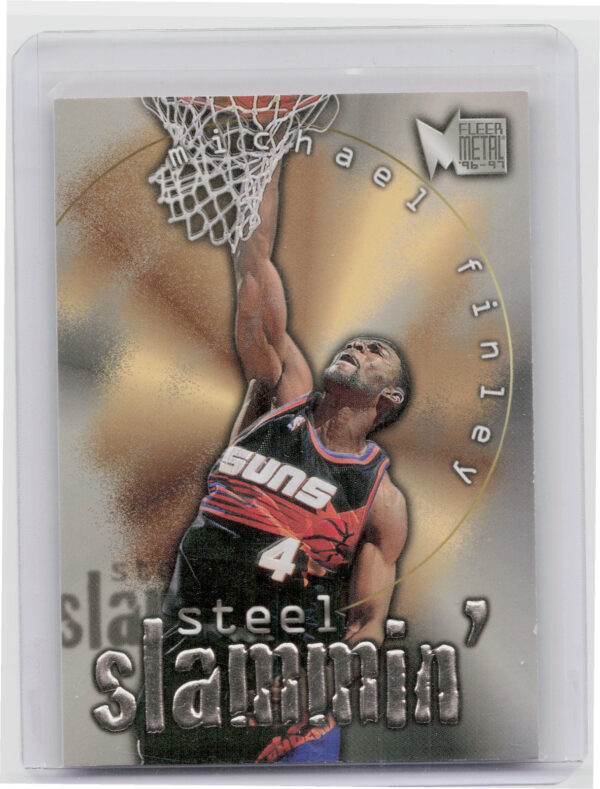 1996-97 Metal Michael Finley #3 Suns Steel Slammin'