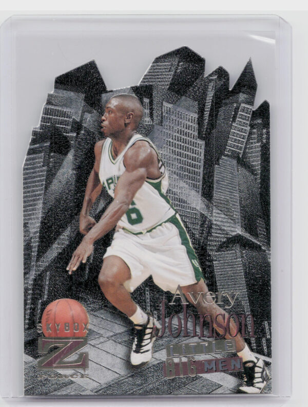 1996-97 SkyBox Z-Force Avery Johnson #6 Spurs Little Big Men