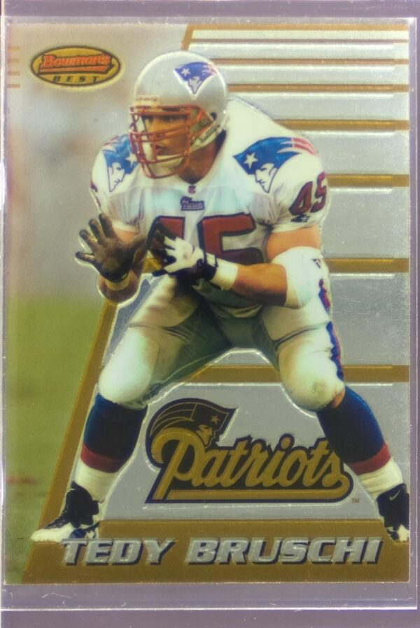 1996 Bowman's Best Tedy Bruschi RC #162 Patriots