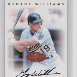1996 Leaf Signature Series George Williams #NNO Athletics Autographs Bronze