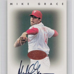 1996 Leaf Signature Series Mike Grace AU #NNO Phillies Autographs Silver