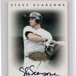 1996 Leaf Signature Series Steve Scarsone AU #NNO Giants Autographs Gold
