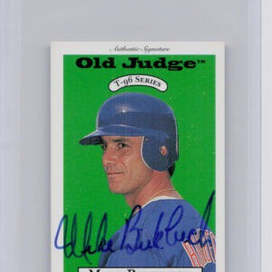 1996 Signature Rookies Old Judge Mike Birkbeck AU SN6000 #3 Mets Signatures