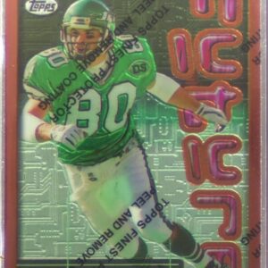 1996 Topps Finest Wayne Chrebet #76 Jets