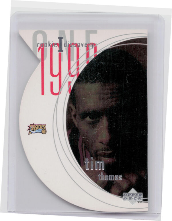 1997-98 Upper Deck Tim Thomas #R7 76ers Rookie Discovery I