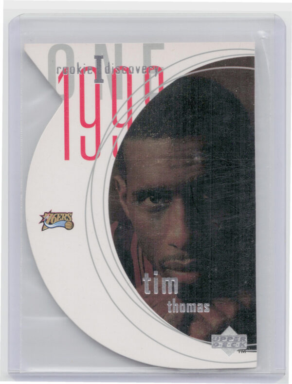 1997-98 Upper Deck Tim Thomas #R7 76ers Rookie Discovery I