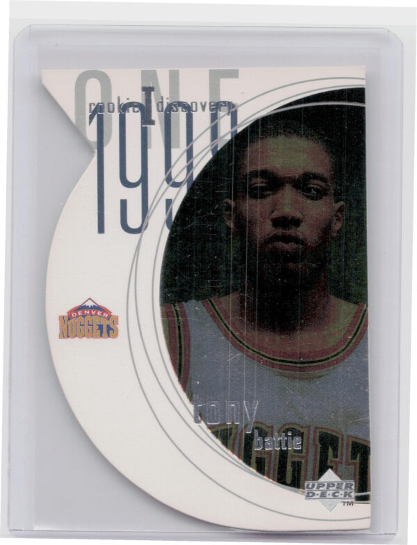 1997-98 Upper Deck Tony Battie #R5 Nuggets Rookie Discovery I