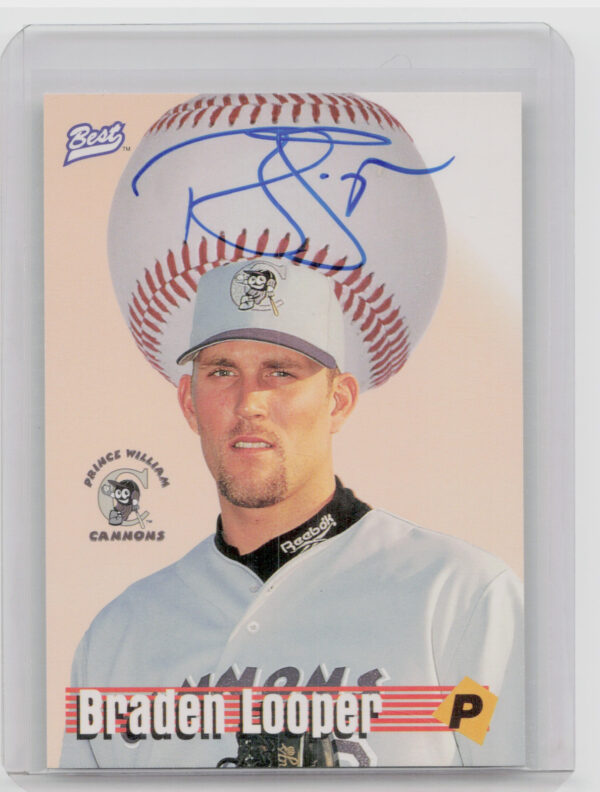 1997 Best Braden Looper AU SN250 #NNO Cannons Limited Autographs