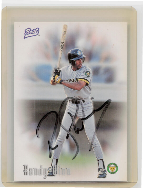 1997 Best Randy Winn AU #NNO Cougars Autographs Autograph Series