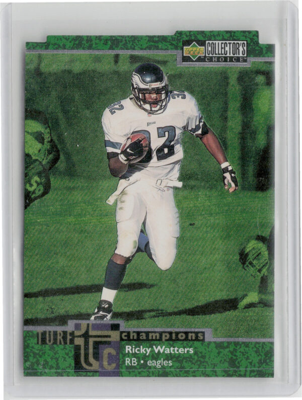 1997 Collector's Choice Ricky Watters #TC73 Eagles Turf Champions