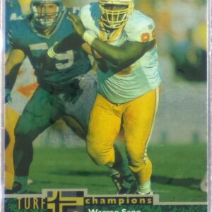 1997 Collector's Choice Warren Sapp #TC16 Buccaneers Turf Champions