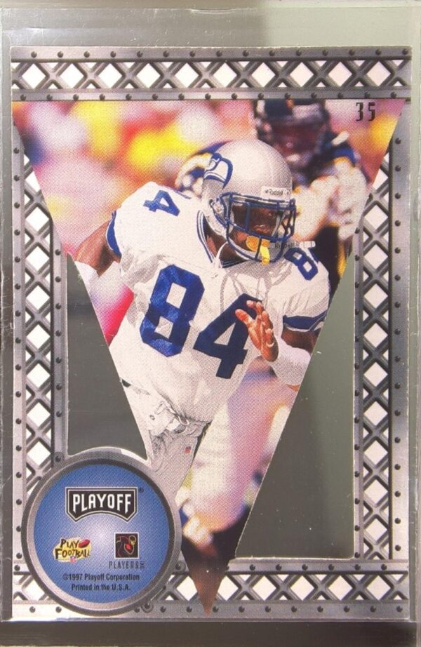 1997 Playoff Contenders Joey Galloway #35 Seahawks Pennants Green Felt - Image 3