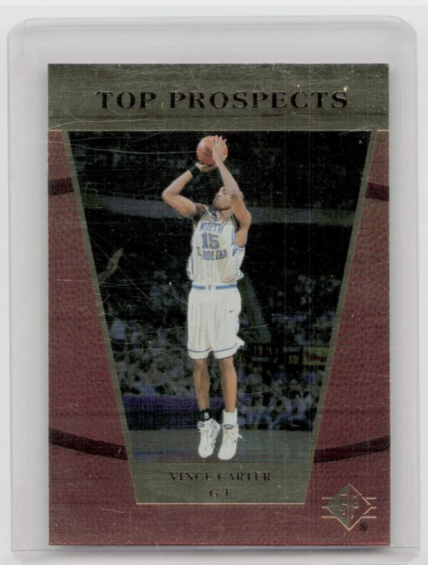 1998-99 SP Top Prospects Vince Carter #42 Heels
