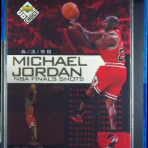 1998-99 UD Choice Preview Michael Jordan #1 Bulls Michael Jordan NBA Finals Shot