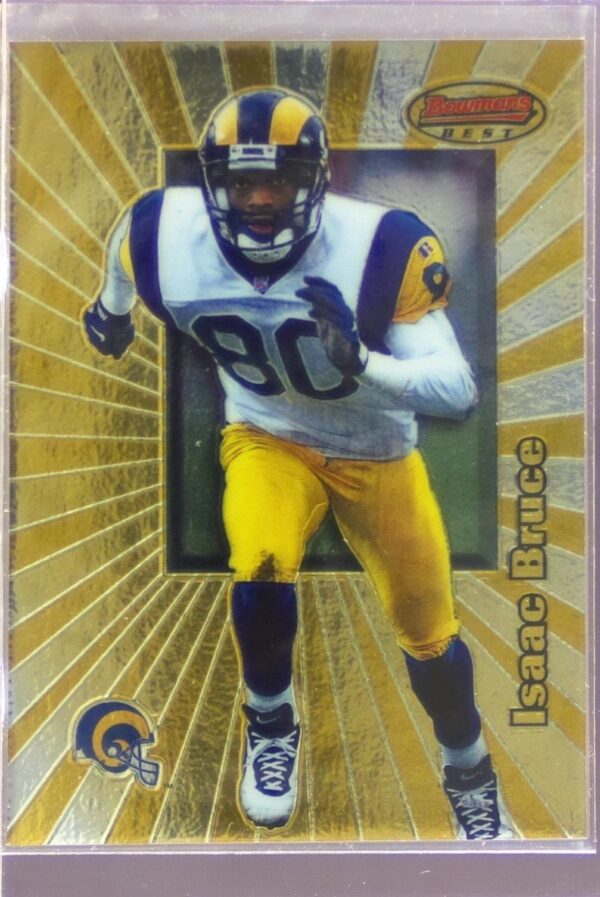 1998 Bowman's Best Isaac Bruce #5 Rams