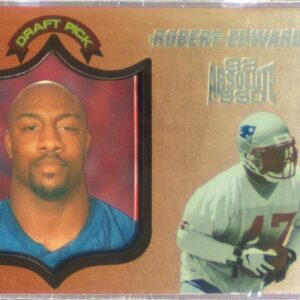 1998 Playoff Absolute SSD Hobby Robert Edwards RC #48 Patriots
