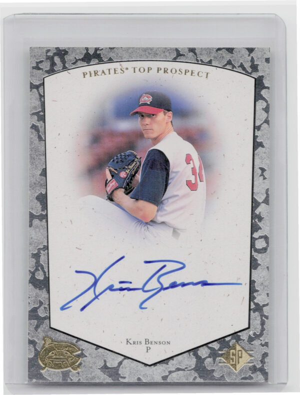 1998 SP Top Prospects Kris Benson AU #KB Mudcats Autographs