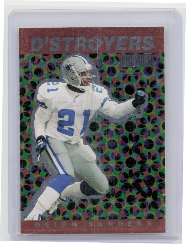 1998 SkyBox Premium Deion Sanders #5 D Cowboys D'stroyers