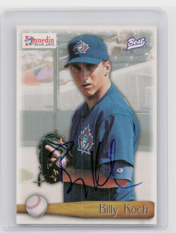 1998 Team Best Billy Koch AU #NNO Jays Autographs Player of the Year Color Gradi