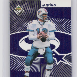 1998 UD Choice Dan Marino / Brian Griese #SR13 Broncos StarQuest/RookQuest Blue