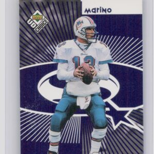 1998 UD Choice Dan Marino / Brian Griese #SR13 Broncos StarQuest/RookQuest Blue