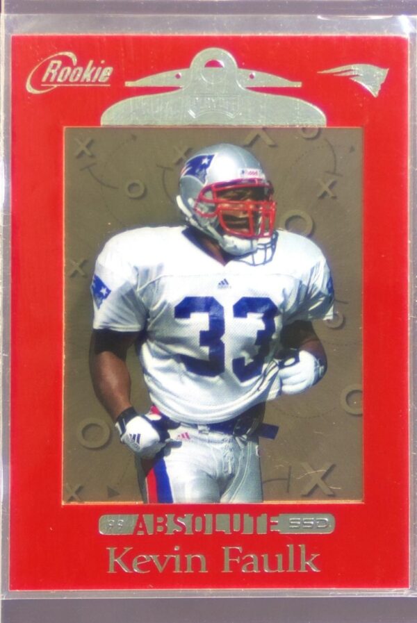 1999 Playoff Absolute SSD Kevin Faulk Red RC #178 Patriots