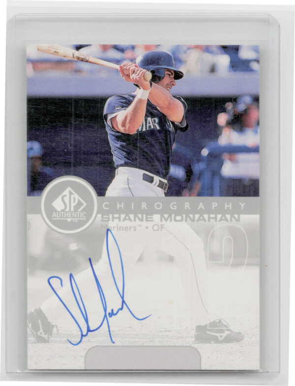 1999 SP Authentic Shane Monahan AU #SM Mariners Chirography