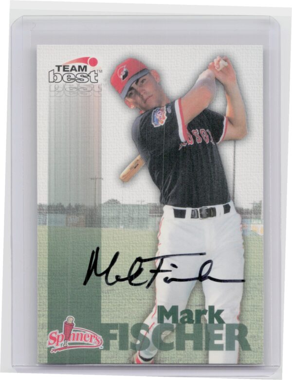 1999 Team Best Rookie Mark Fischer AU #NNO Cats Autographs