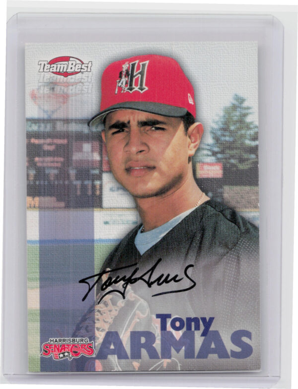 1999 Team Best Rookie Tony Armas AU #NNO Senators Autographs