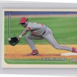 1999 Topps Chrome Desi Relaford Refractors #336 Phillies
