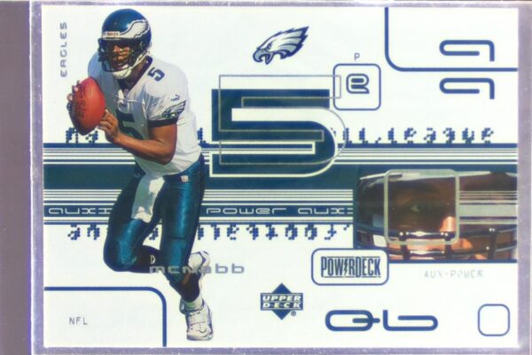 1999 Upper Deck PowerDeck Donovan McNabb #AUX-22 Eagles Auxiliary