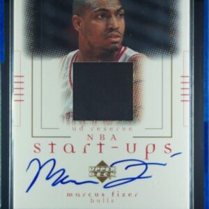 2000-01 UD Reserve Marcus Fizer AU MEM #MF-A Bulls NBA Start Ups Autographs