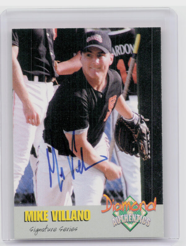 2000 Diamond Authentics Autographs Mike Villano AU SN3250 #24 Cannons